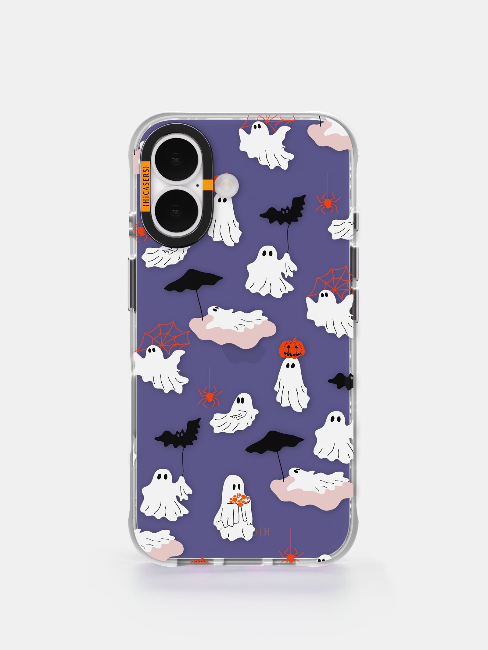 Ghost Party Iridescent Phone Case - Purple | Trendy Protective Cover for iPhone & Android | Perfect for Halloween, Cosplay & Themed Events