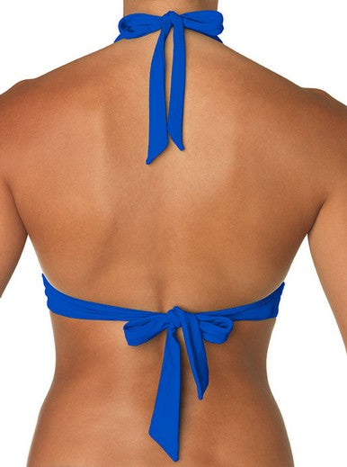Azul F624 Braided Halter Top - Women's Fashion Summer Beachwear for Vacation, Pool Party & Boho Outfits
