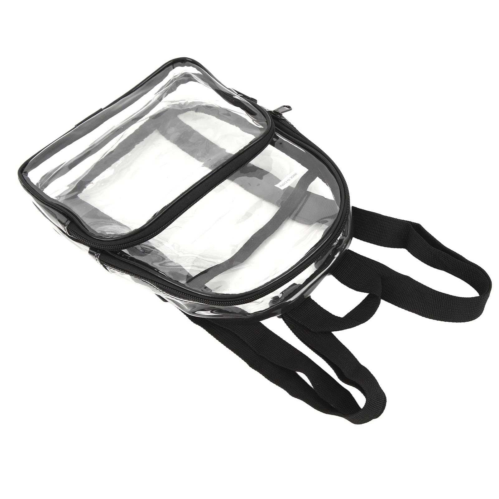 Stadium Approved Clear Mini Backpack - Heavy Duty PVC Transparent Small Backpack for Summer, Waterproof & Durable - Perfect for Concerts, Festivals, Travel & Security Checkpoints