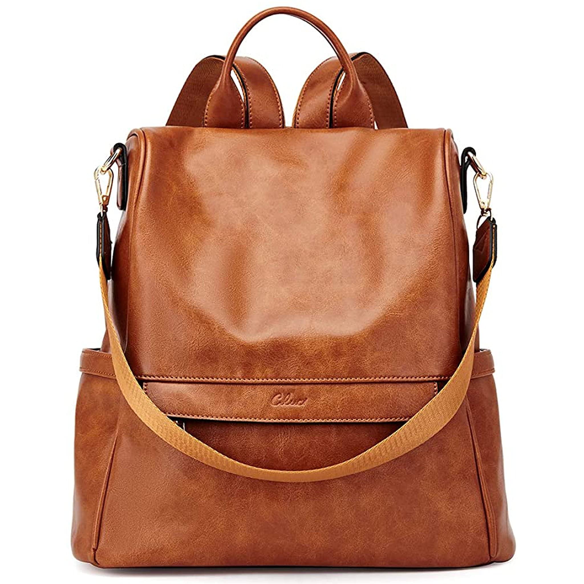 Premium Leather Backpack for Women - Adjustable Shoulder Strap, Stylish & Durable - Perfect for Work, Travel & College