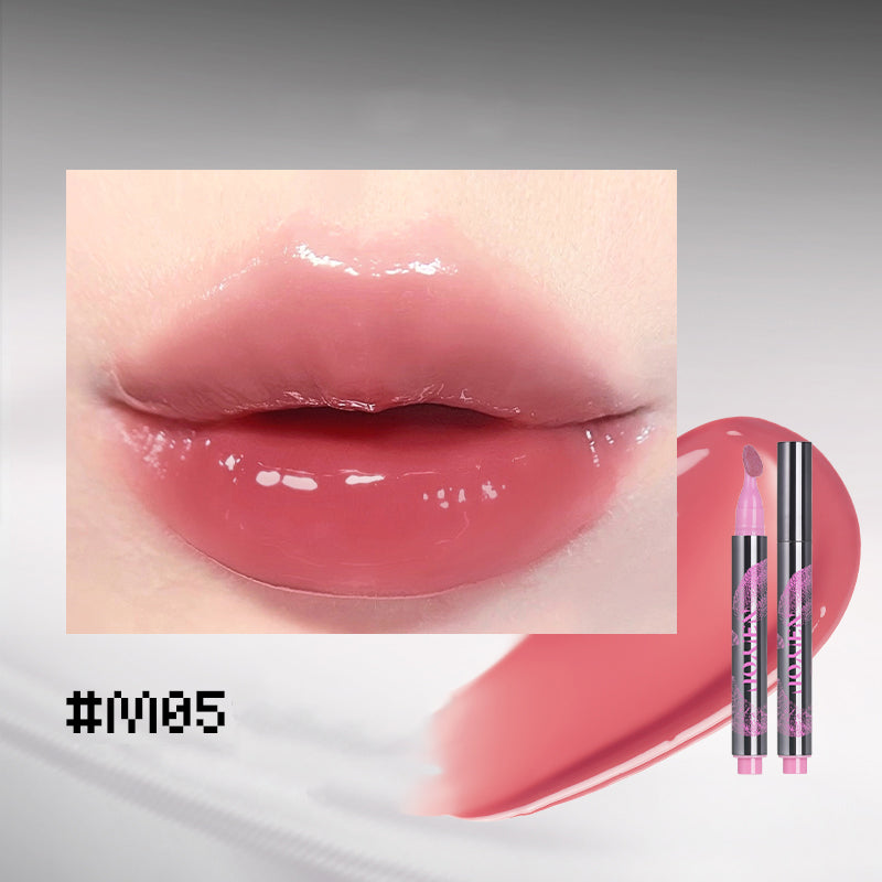 NEIYOU Crystal Clear Lip Gloss Pen - Hydrating Shine with Vitamin E - Perfect for Daily Wear, Parties & Makeup Looks