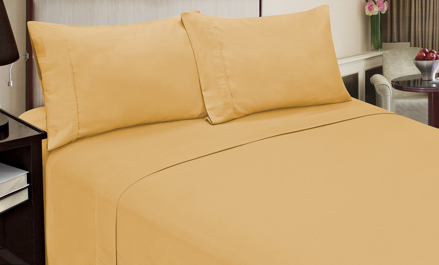 Home Dynamix Jill Morgan Fashion Solid Straw Pillowcases (2 Pack), Standard Size - Soft & Breathable Bedding for Comfortable Sleep - Perfect for Bedroom, Guest Room, and Travel