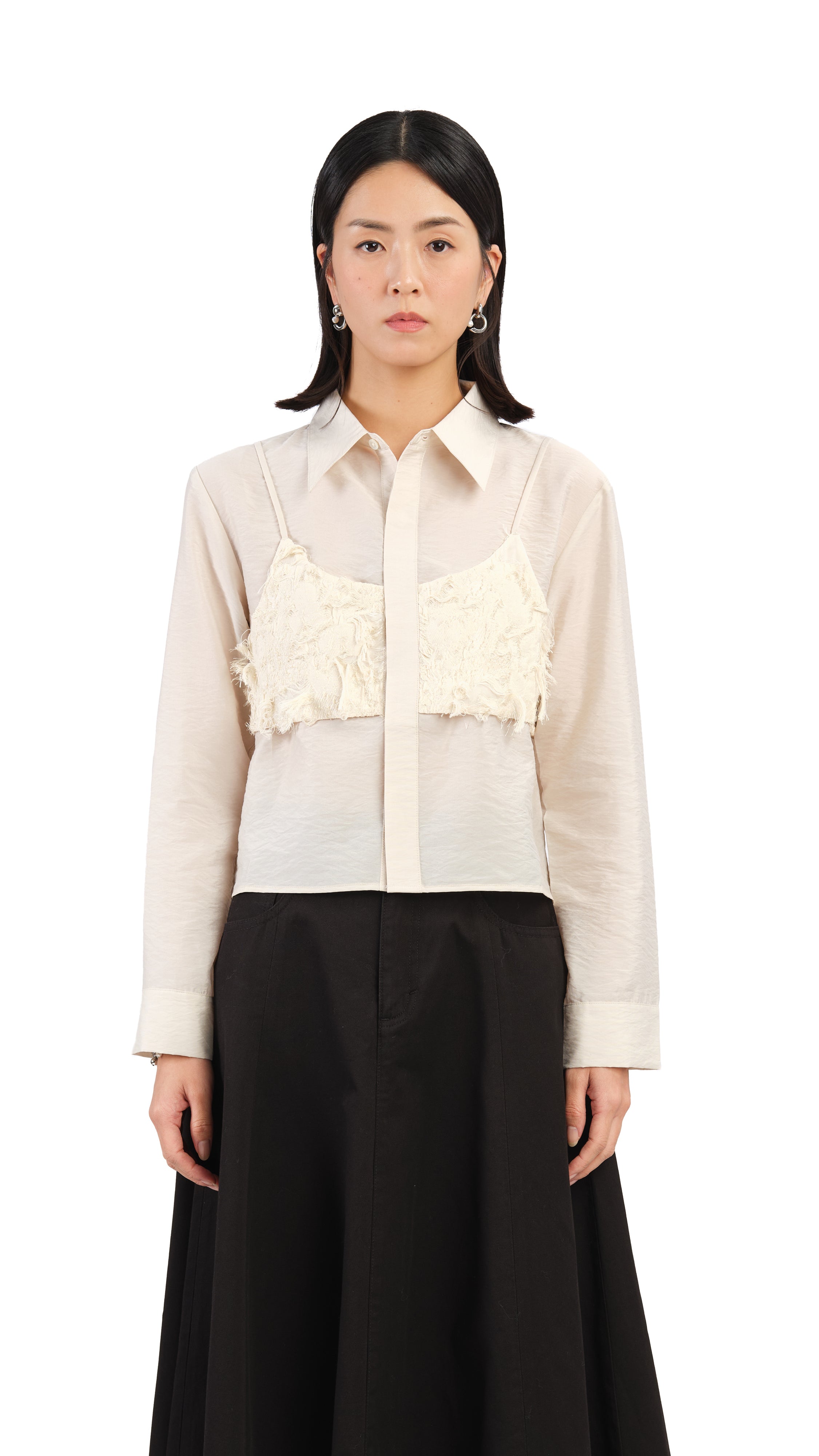 2 in 1 Stylish Jacquard Shirt for Men & Women - Elegant Button Up Blouse with Unique Pattern - Perfect for Office, Date Night & Special Occasions