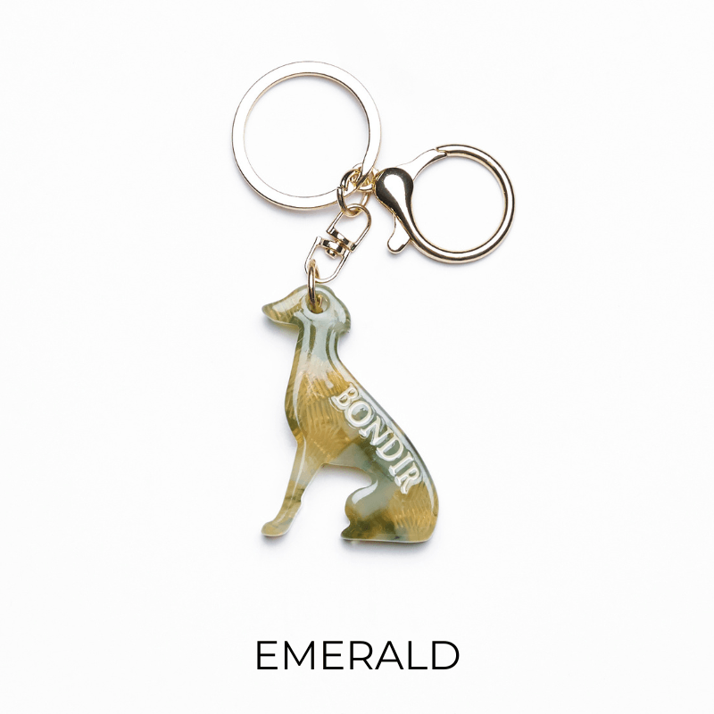 Stylish Greyhound Dog Keychain - Durable Metal Pet Lover Gift for Key Rings - Perfect for Dog Owners, Gifts & Everyday Carry