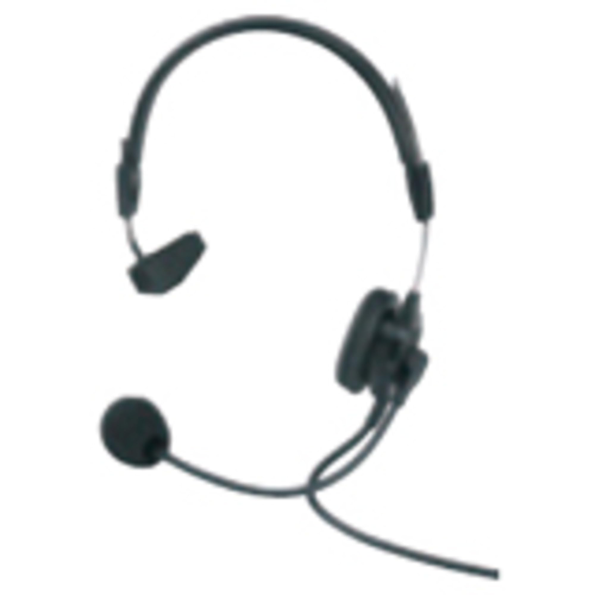 PH-88 Single-Sided Lightweight Headset with 12FT (3.6M) Coiled Cord & A4F Connector - Perfect for Call Centers, Office Communications, and Customer Service Professionals