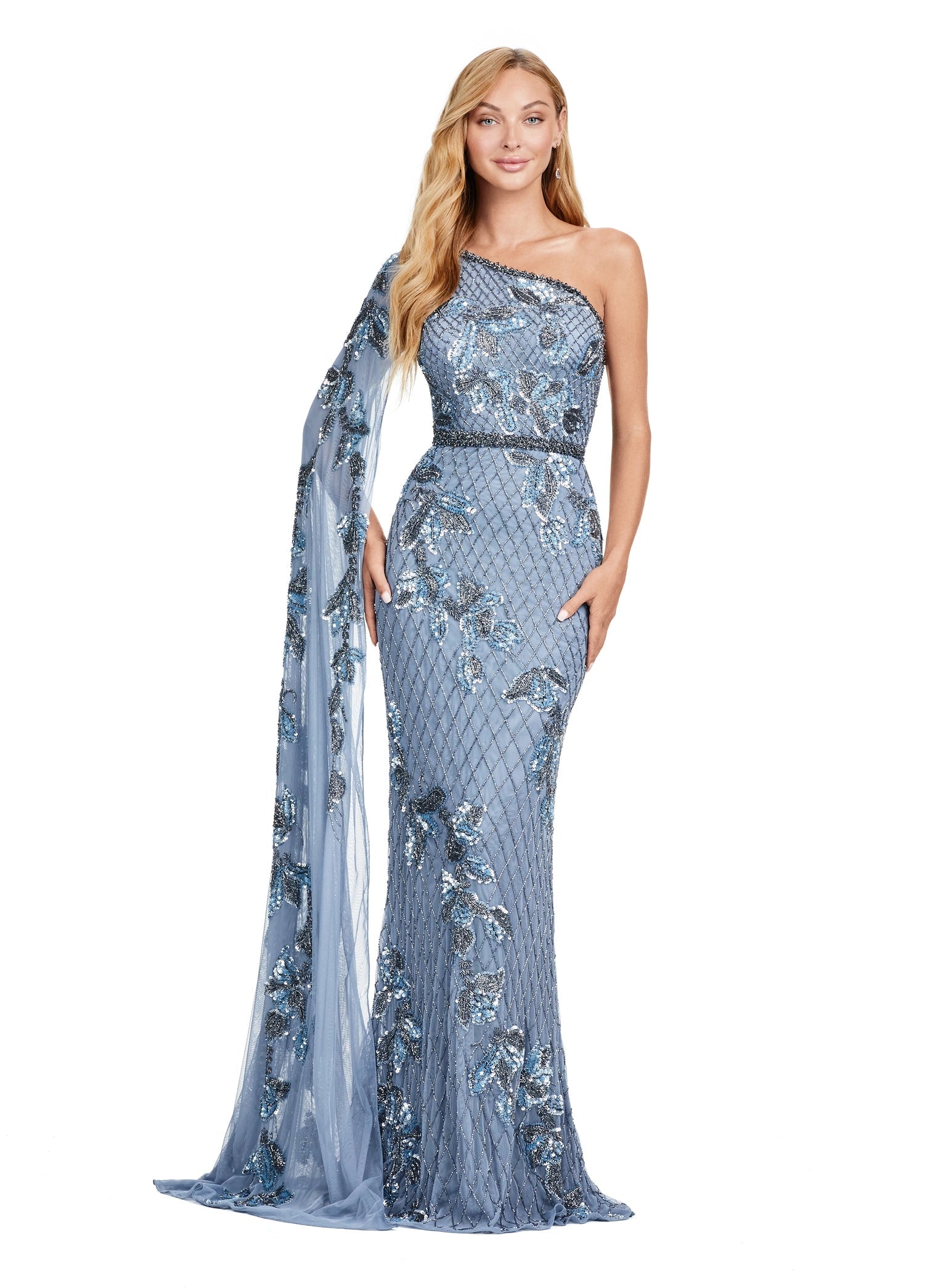 ASHLEYlauren Women's Elegant Floral Print Dress - Casual Summer Midi Dress with Short Sleeves for Daily Wear, Office & Party Occasions