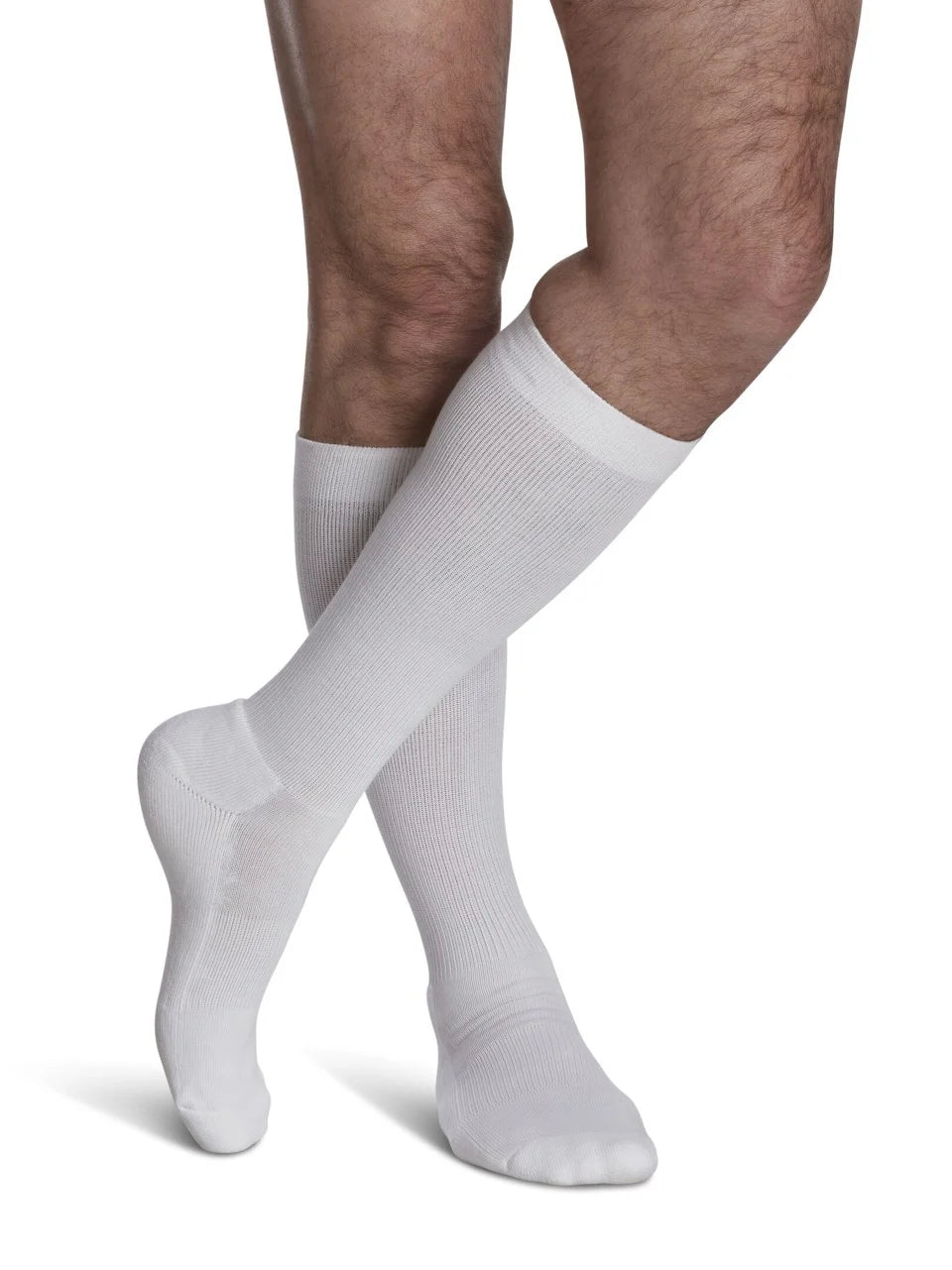 Sigvaris Cushioned Cotton Socks for Women & Men - Comfortable Diabetic & Travel Socks with Arch Support - Ideal for Daily Wear, Work & Long Flights