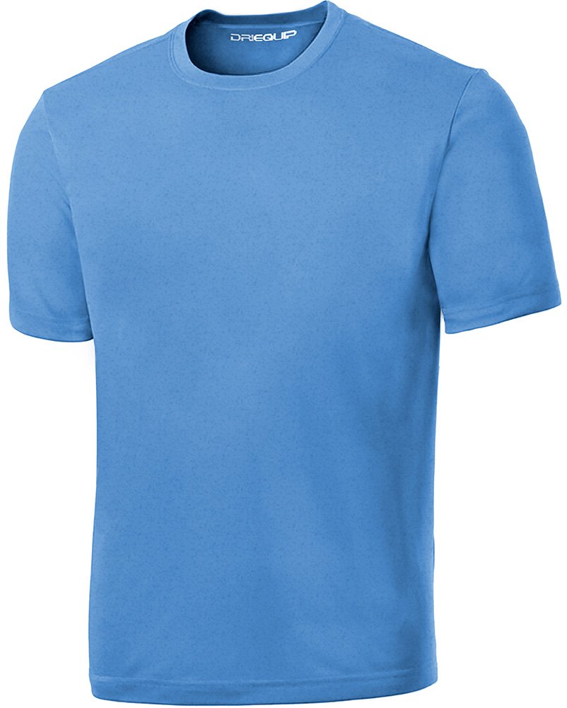 DRIEQUIP Moisture Wicking Soft Touch Athletic Shirts for Men & Women - Breathable Quick Dry Workout Tees - Sizes XS to 4XL - Perfect for Gym, Running, Yoga & Outdoor Activities
