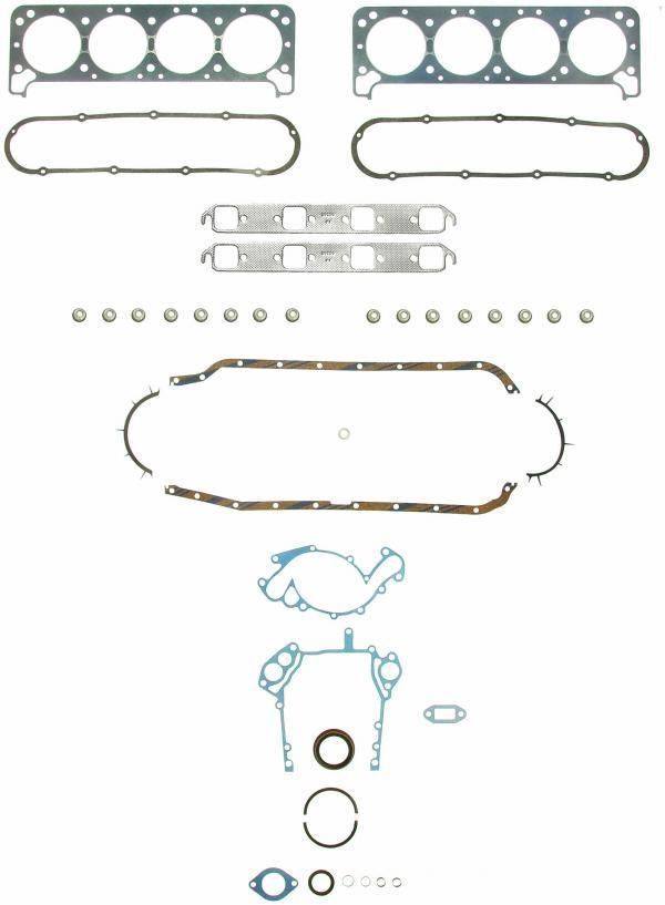 Cadillac 500 Engine Rebuild Kit - Pistons, Rings, Timing Chain, Oil Pump, Bearings & Gaskets - Compatible with 1970-1973 Models - Perfect for Classic Car Restoration & Performance Upgrades