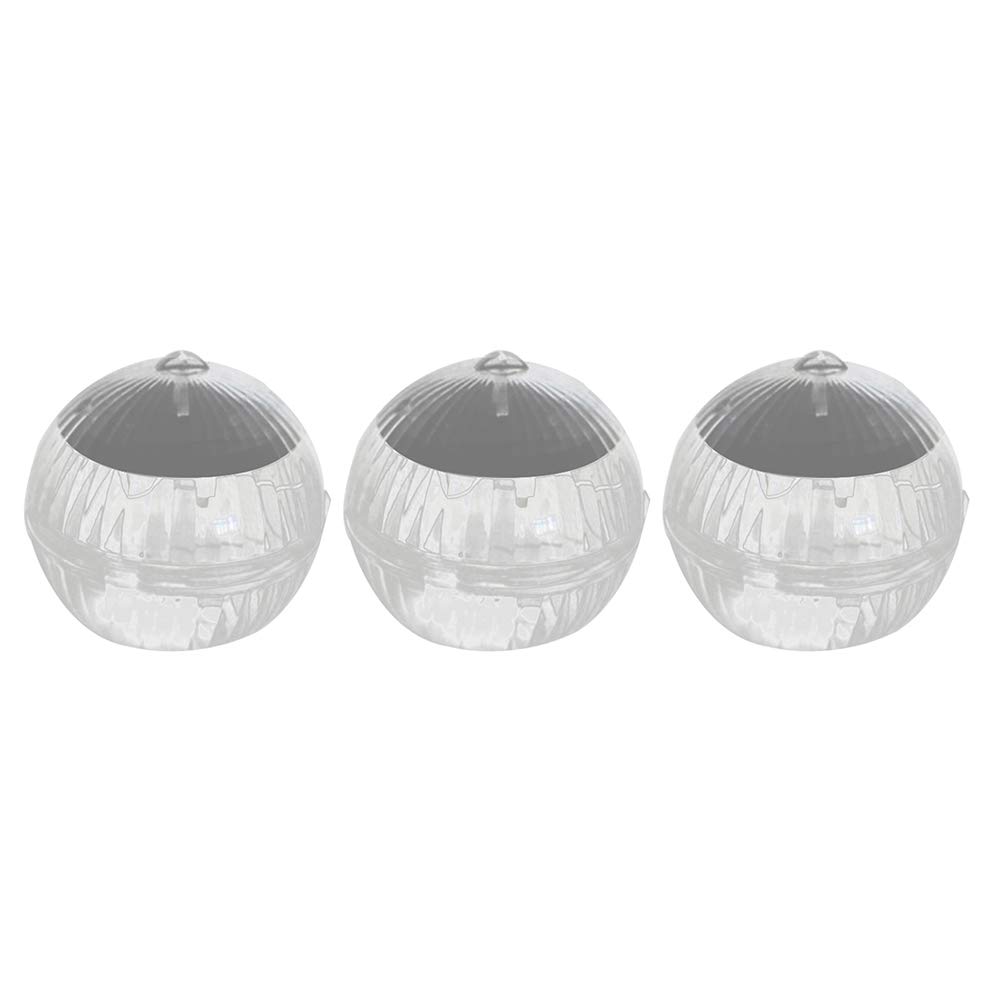 3 Pack Solar Powered Floating Pond Lights - Waterproof LED Magic Ball Lights for Garden, Pool, Fountain Decoration - Color Changing Outdoor Lights for Parties, Weddings & Landscape Lighting