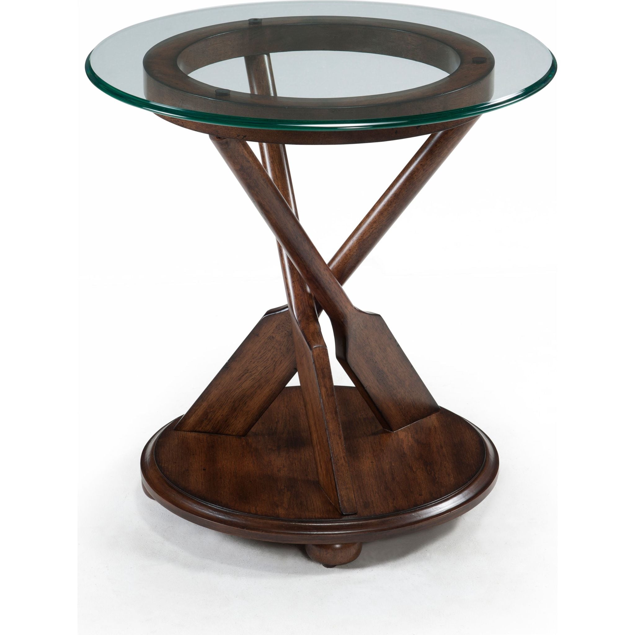 Dark Oak Beaufort End Table - Stylish Nightstand for Living Room, Bedroom, or Office - Perfect for Lamps, Books & Decor
