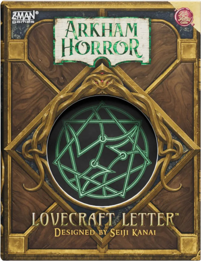 Arkham Horror Lovecraft Letter Card Game - Strategy Board Game for 2-4 Players | Lovecraftian Horror Theme | Perfect for Game Nights & Halloween Parties