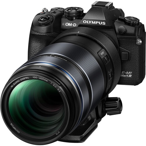 OM SYSTEM M.Zuiko Digital ED 100-400mm f/5-6.3 IS Super Telephoto Zoom Lens for Wildlife & Sports Photography - Compatible with Olympus & OM-D Cameras