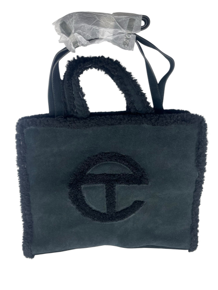Telfar x UGG Medium Shopper Tote Bag - Genuine Leather Crossbody Purse for Women | Perfect for Work, Travel & Everyday Use
