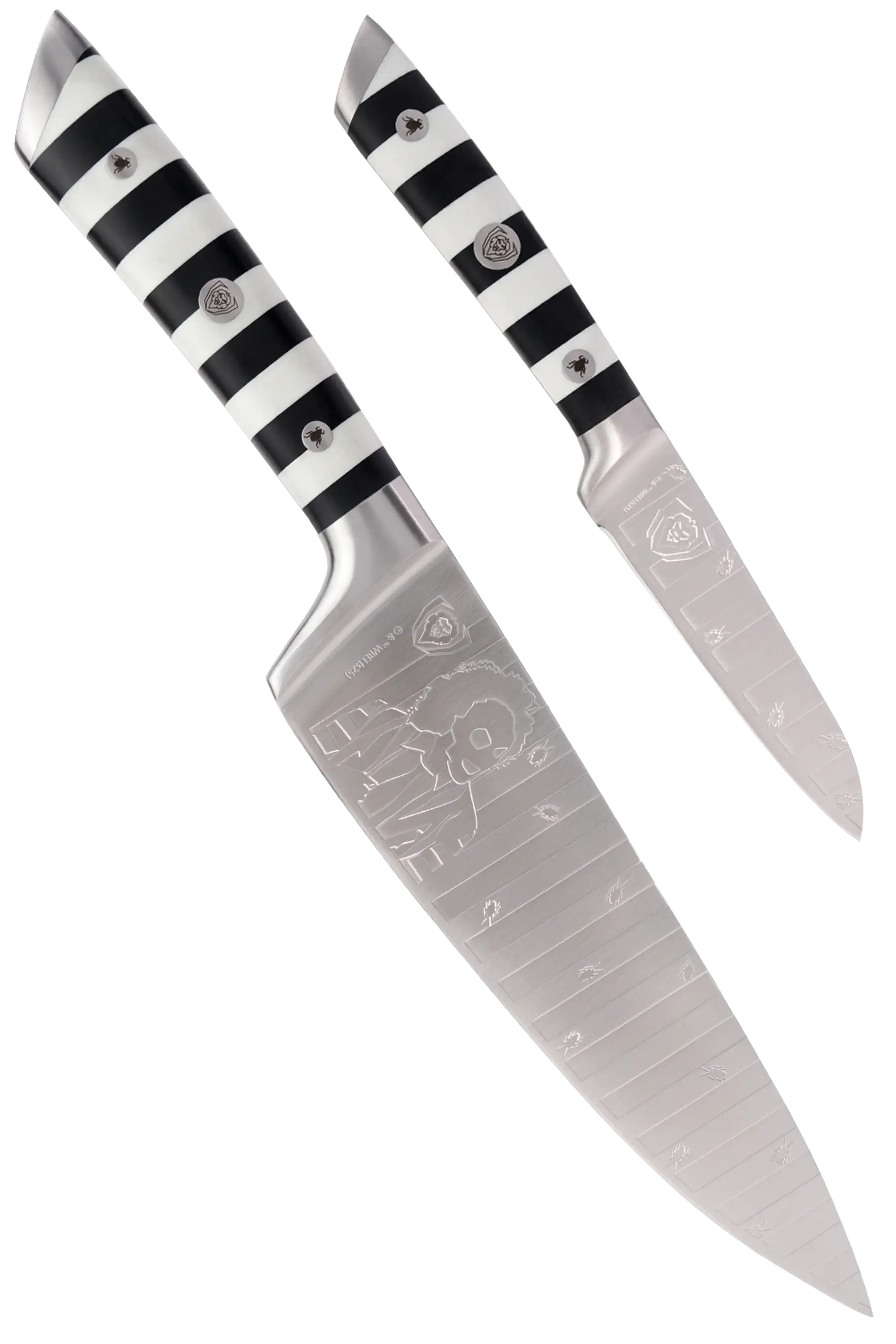 Premium 2-Piece Knife Set - Beetlejuice™ Themed Chef Knives by Dalstrong - Perfect for Halloween Cooking & Horror Movie Themed Kitchens