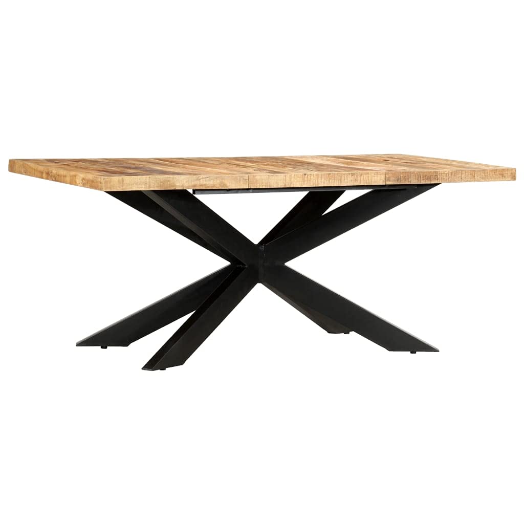 Mid Century Modern Rectangular Dining Table 70.9