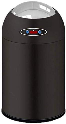 BYCDD Smart Induction Trash Can - Automatic Touchless Garbage Bin for Kitchen, Office, Living Room & Bedroom - Black | Hygienic Hands-Free Waste Disposal Solution