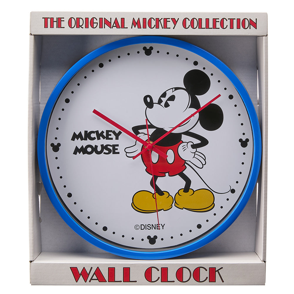 Disney Mickey Mouse Wall Clock TA13913 - Fun Cartoon Character Wall Decor for Kids Room, Kitchen, Office & Home