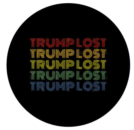 Anti-Trump Buttons - Set of 8 Political Protest Pins (2.25 Inch) for Backpacks, Jackets & Hats | Great for Campaigns, Rallies & Activism