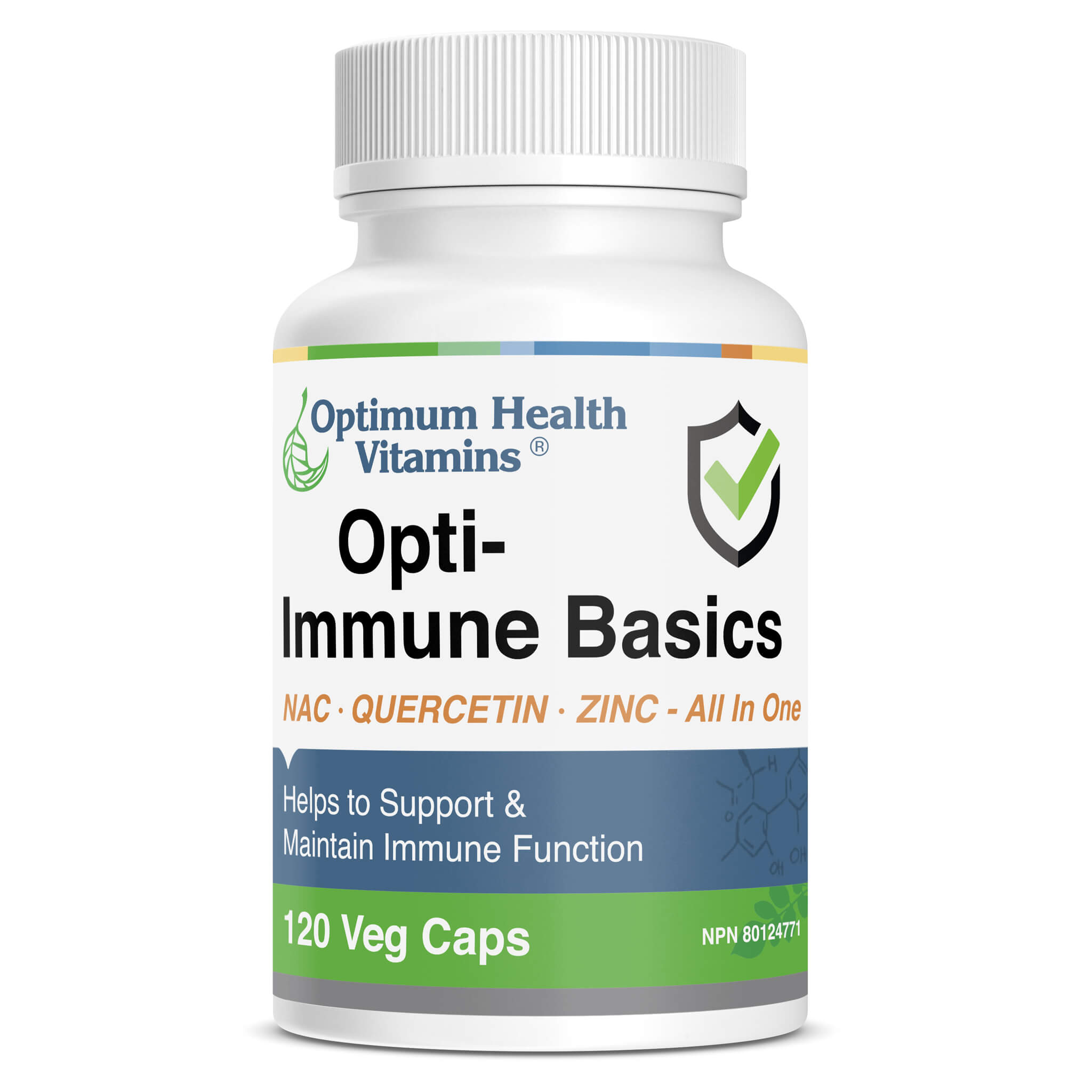 Opti Immune Basics - Premium Immune Support Supplement for Adults - Boosts Immunity & Overall Health - Ideal for Cold & Flu Season, Travel, and Daily Wellness