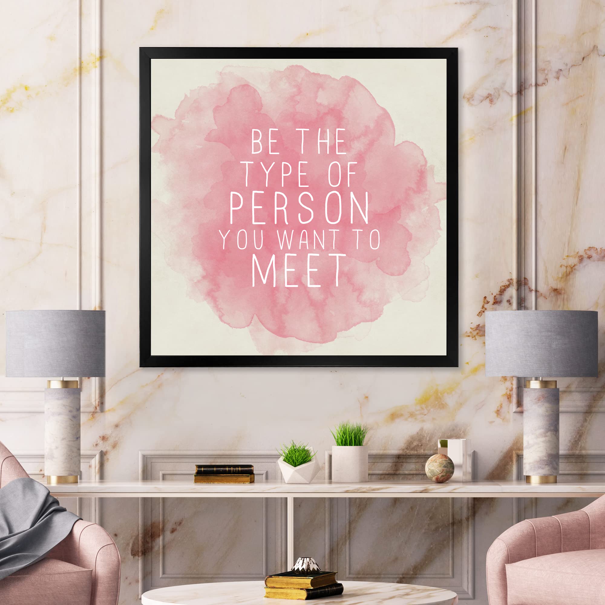 DesignQ Inspirational Framed Wall Art - Motivational Quote Decor for Home, Office & Gifts | Perfect for Living Room, Bedroom & Workspace Décor