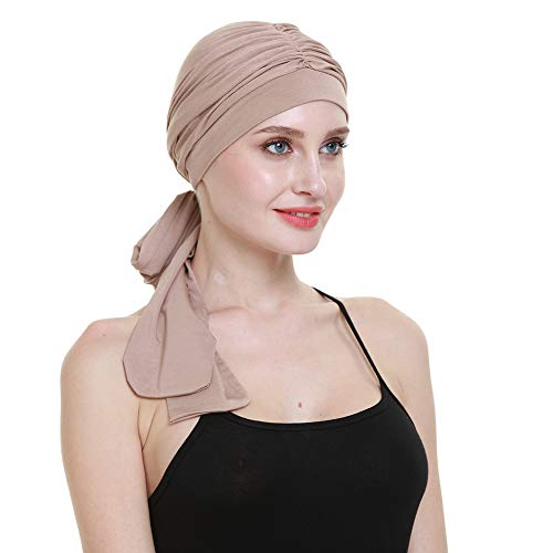 FocusCare Lightweight Bamboo Chemo Headwrap for Women - Soft & Comfortable Hair Loss Head Cover for Cancer Patients - Perfect for Home, Hospital & Outdoor Use