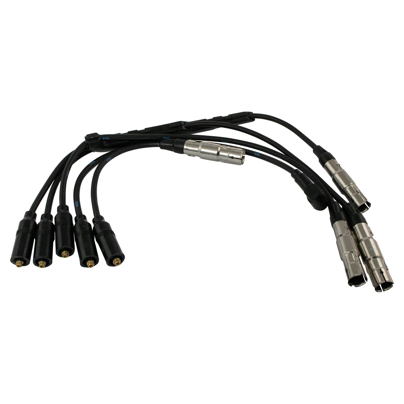 TRQ Ignition Kit with Spark Plugs & Wires - Compatible with 1995-2002 VW Cabrio, 1994-1999 Golf, 1993-1999 Jetta, 1995-1996 Passat - Improve Engine Performance & Fuel Efficiency for Smooth Driving