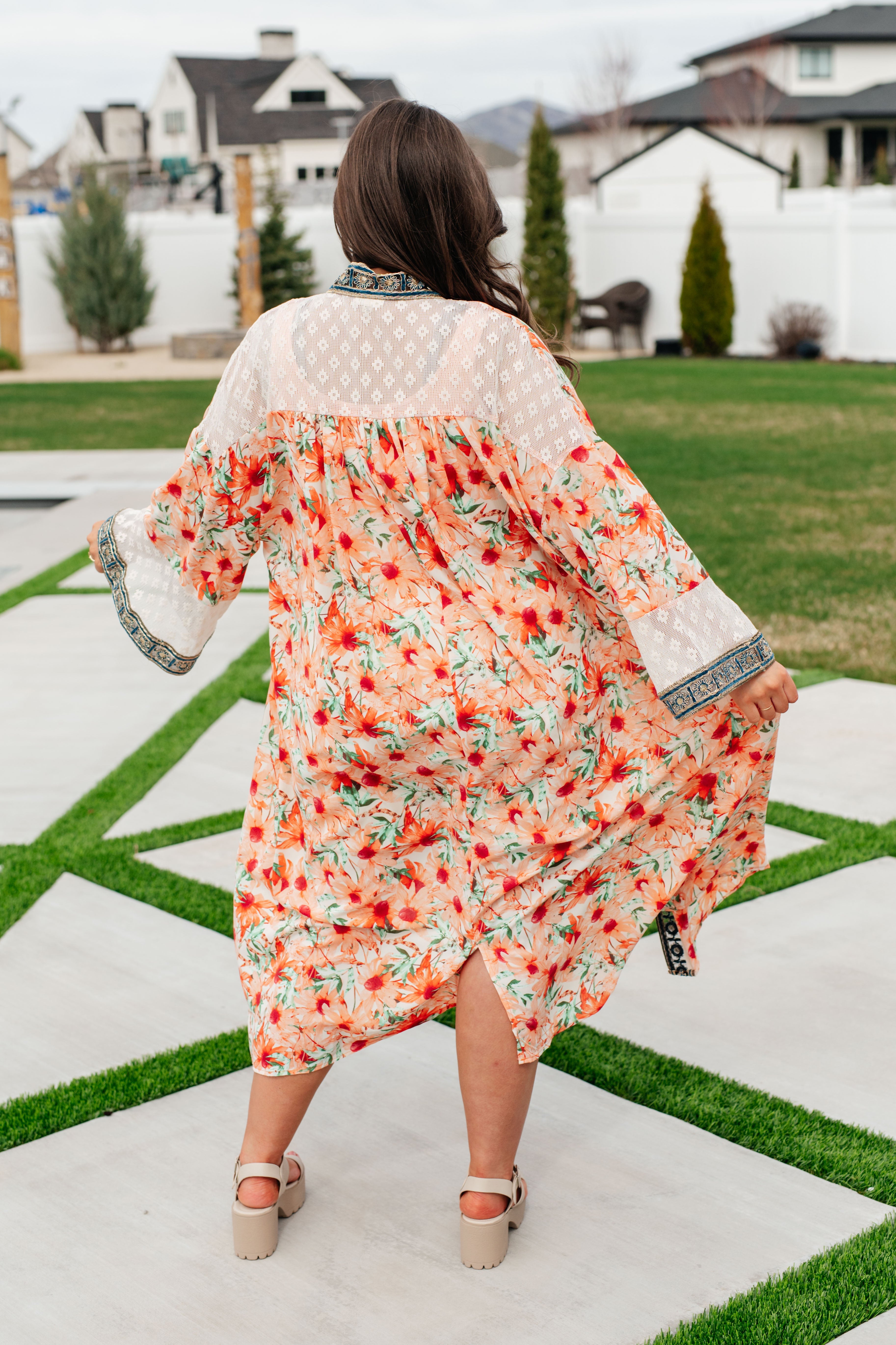 Festival of Feelings Duster Kimono - Elegant Flowy Long Cardigan for Women | Perfect for Festivals, Beach Cover Up, or Boho Chic Outfits