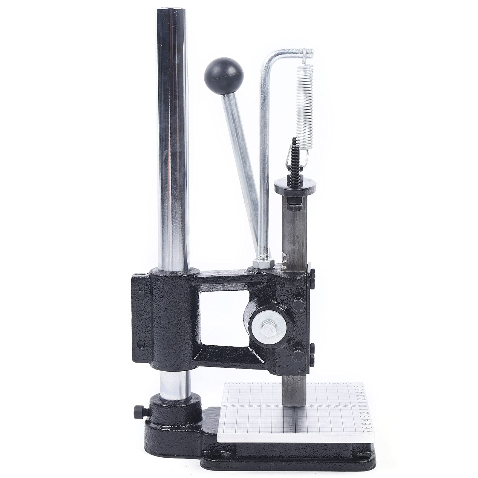 Professional Manual Leather Hole Punch Tool - Heavy Duty Leather Imprinting Press Machine for DIY Crafting | Perfect for Leatherworking, Belt Making & Wallet Repair (Cost-Effective Version)