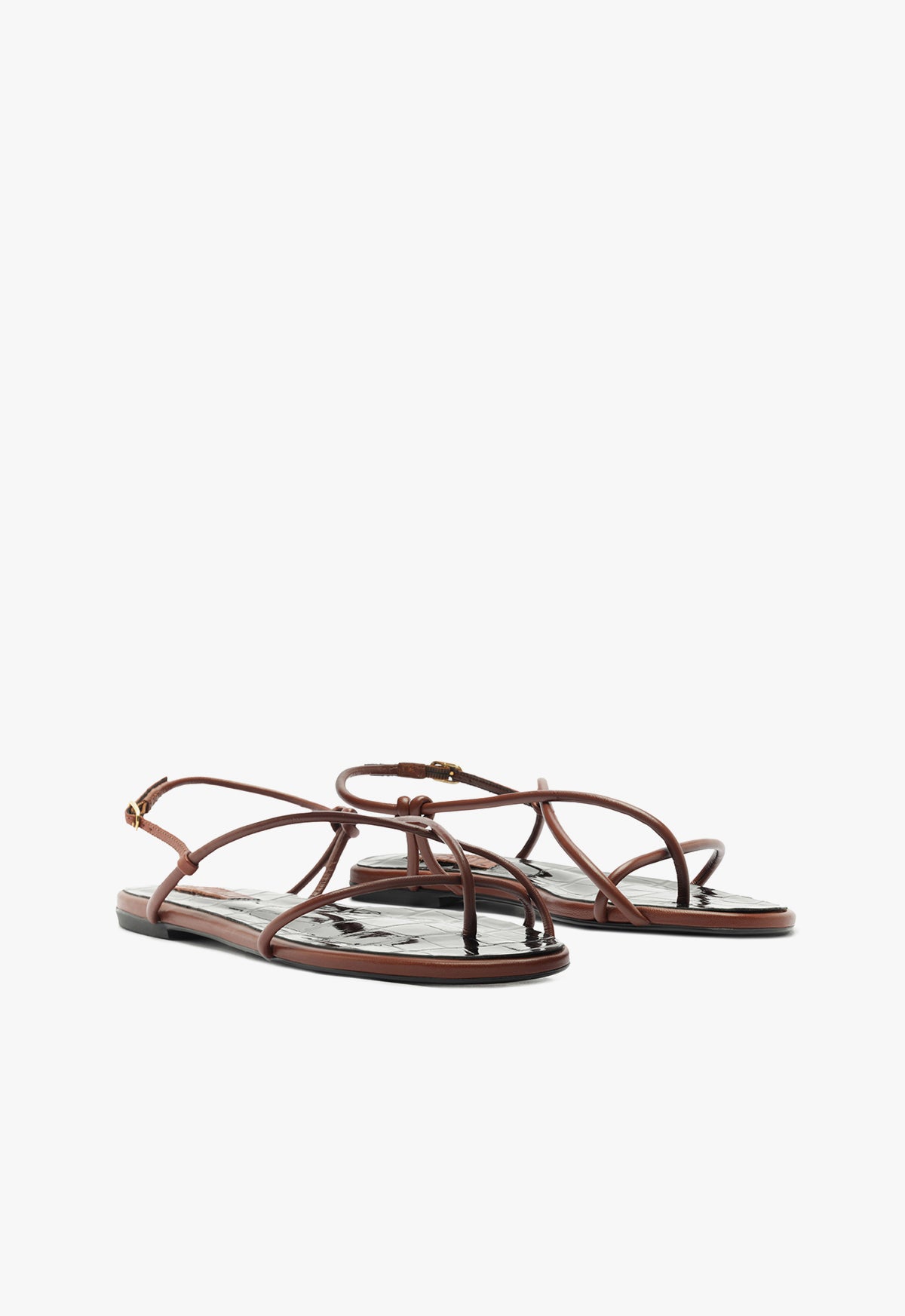 Malta Flat Sandal - Women's Comfortable Leather Flip Flops for Beach, Pool & Summer Walking | Casual Slip-On Sandals with Arch Support