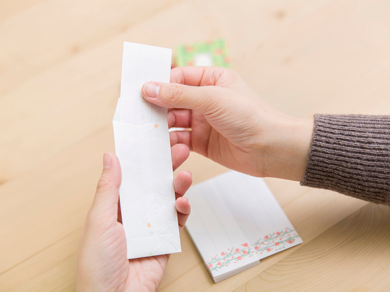 Haibara Japanese Washi Letter Sets - Traditional Handmade Stationery for Writing, Scrapbooking & Gift Giving