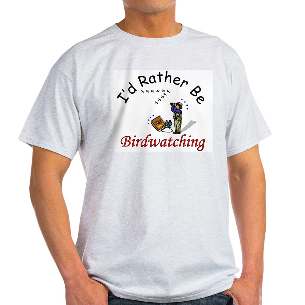 Bird Watching T-Shirt for Men & Women - 100% Cotton Comfortable White Tee - Perfect for Birding Enthusiasts & Outdoor Activities