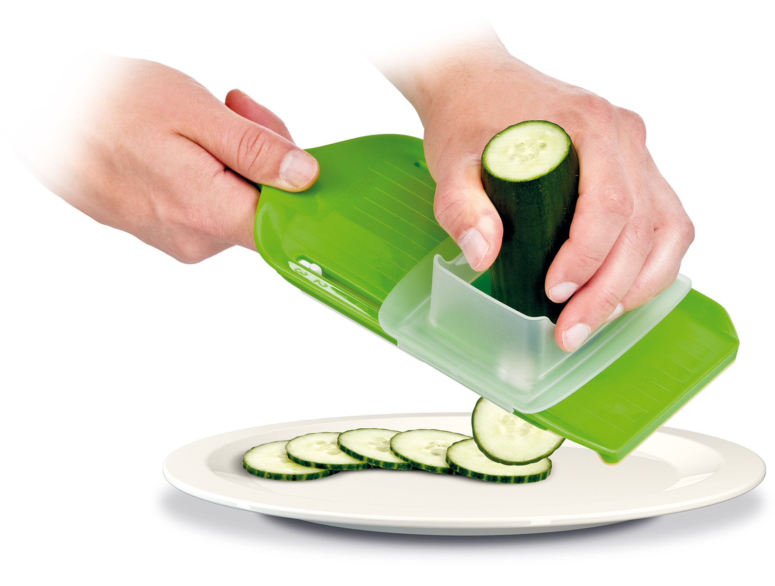 Premium Ceramic Blade Grater by Tescoma - Adjustable Vitamino Grater for Cheese, Vegetables & Fruits (32.8 x 12 x 6.7 cm) - Perfect for Kitchen Prep, Salad Making & Healthy Cooking