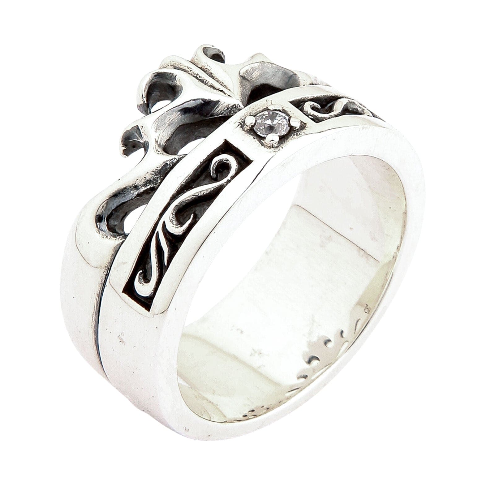 Celtic Crown Sterling Silver Band Ring for Women - Elegant 925 Silver Celtic Knot Wedding Ring, Promise Ring, Anniversary Gift - Perfect for Weddings, Engagements & Special Occasions