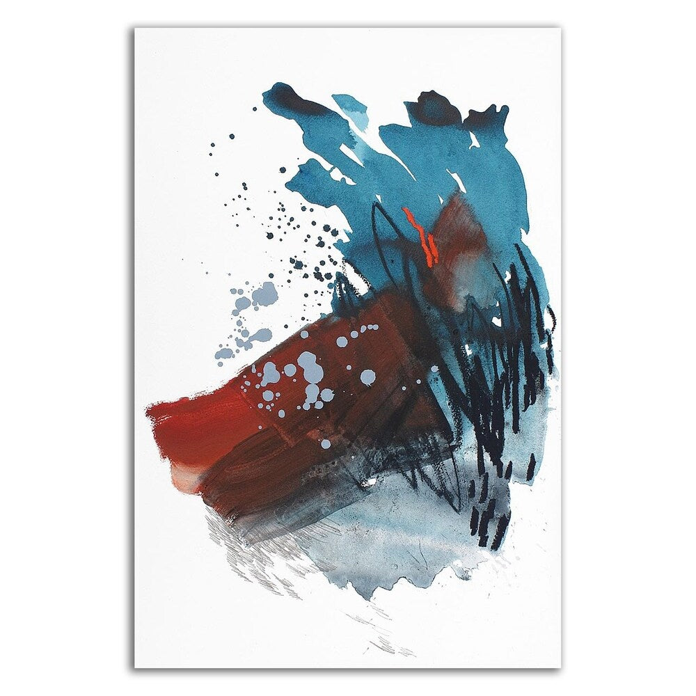 Before Freezing Point by Ying Guo - Premium Canvas Wall Art Print - Ready to Hang - Modern Home & Office Decor for Living Room, Bedroom, Dining Area