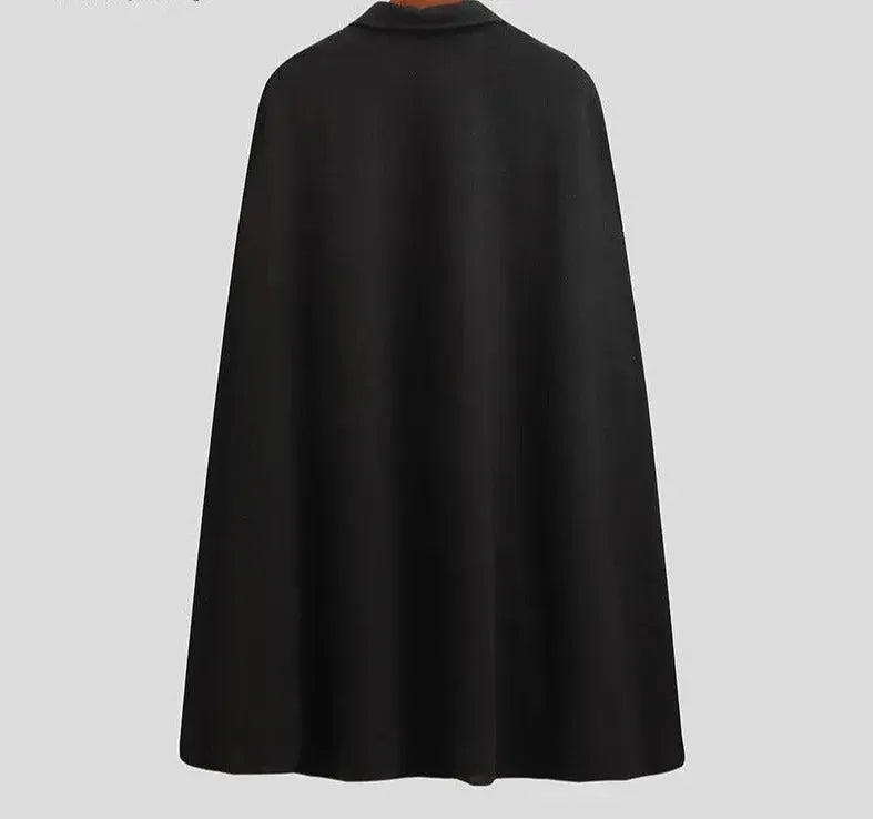 Stylish Men's Poncho Overcoat - Waterproof & Lightweight Outdoor Wear for Hiking, Camping, and Travel