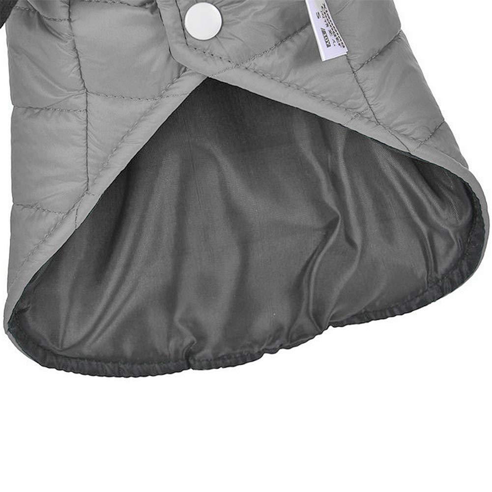 Small Dog Winter Jacket - Warm Puppy Coat for Small & Medium Dogs | XS Red | Cozy Down Jacket for Cold Weather - Perfect for Outdoor Walks & Indoor Comfort