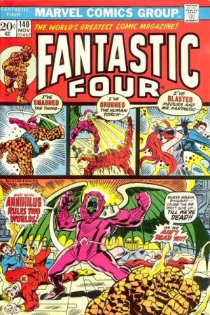Fantastic Four #140 Comic Book - Annihilus Appearance | Marvel Superheroes, Collectible Edition | Perfect for Comic Collectors & Marvel Fans