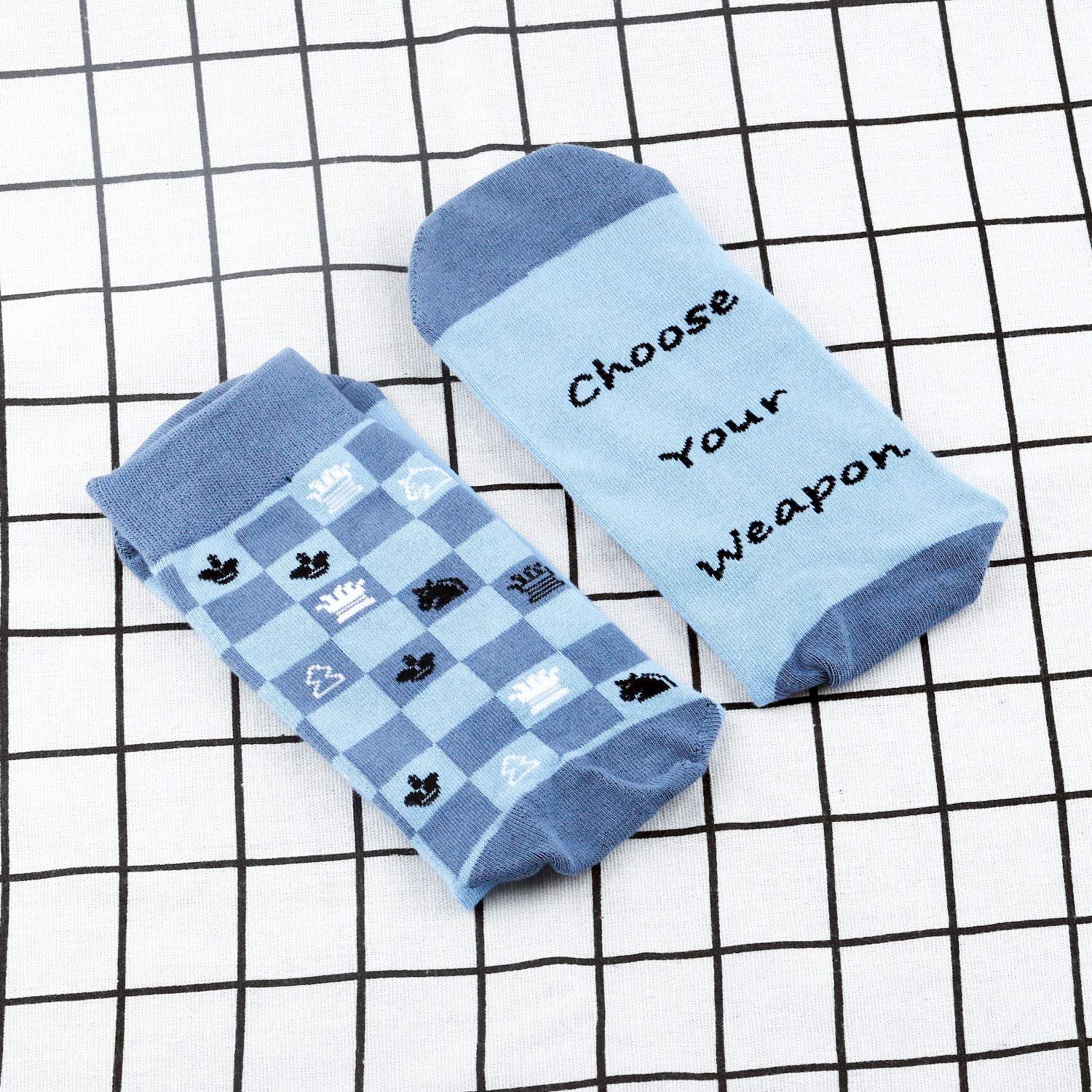 G2TUP Funny Chess Player Socks for Men - Unique Gifts for Chess Lovers, Club Members & Team Players - Perfect for Game Nights, Tournaments & Chess Enthusiast Gifts