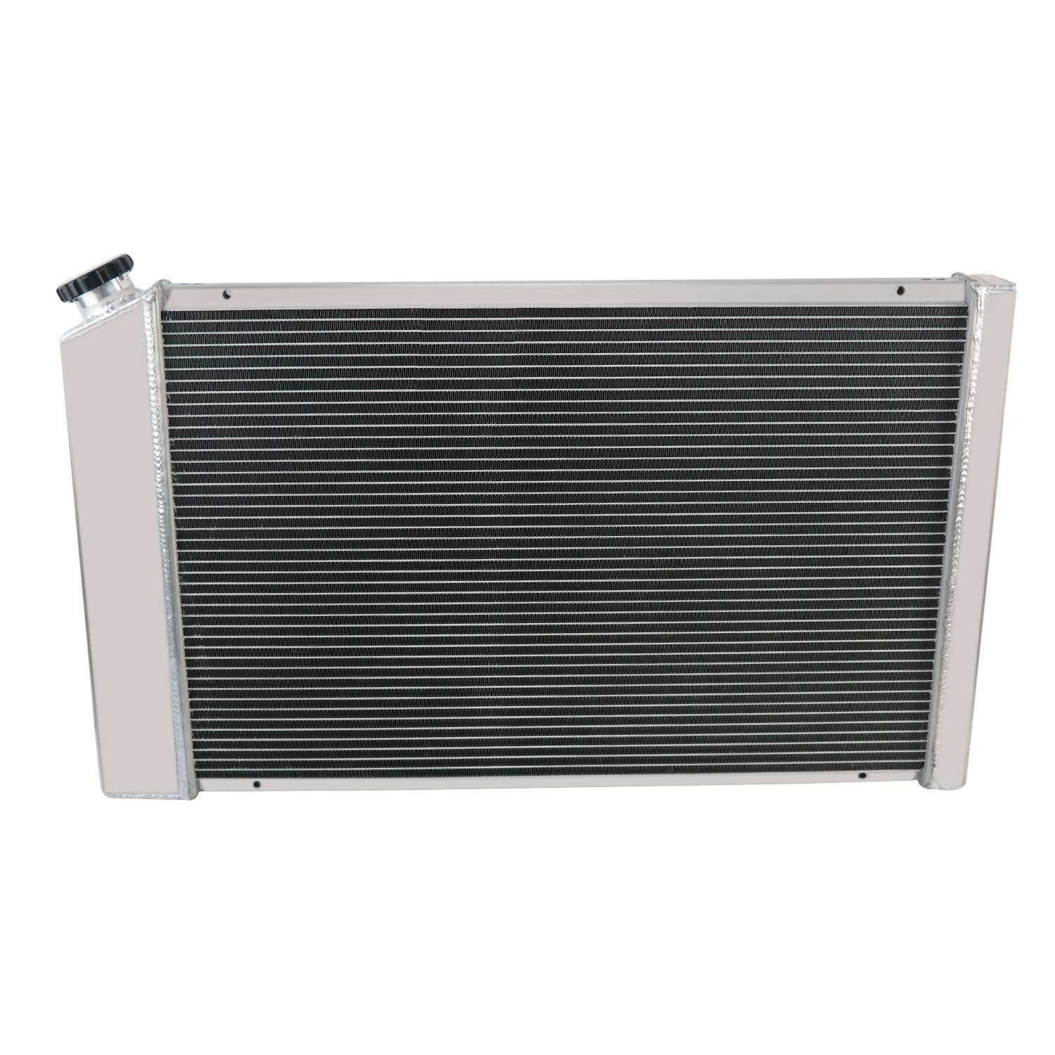 High-Performance RadySpeed 4-Row Aluminum Radiator with Shroud & Cooling Fans for 1970-1981 Chevy Camaro & 1978-1987 Monte Carlo - Perfect for Street Racing, Hot Rods & Classic Car Restoration