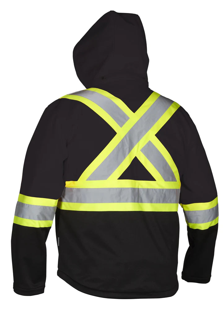 FORCEFIELD Re-Engineered CSA Hi-Vis Safety Softshell Jacket 023 EN148 - High Visibility Workwear for Construction & Outdoor Safety