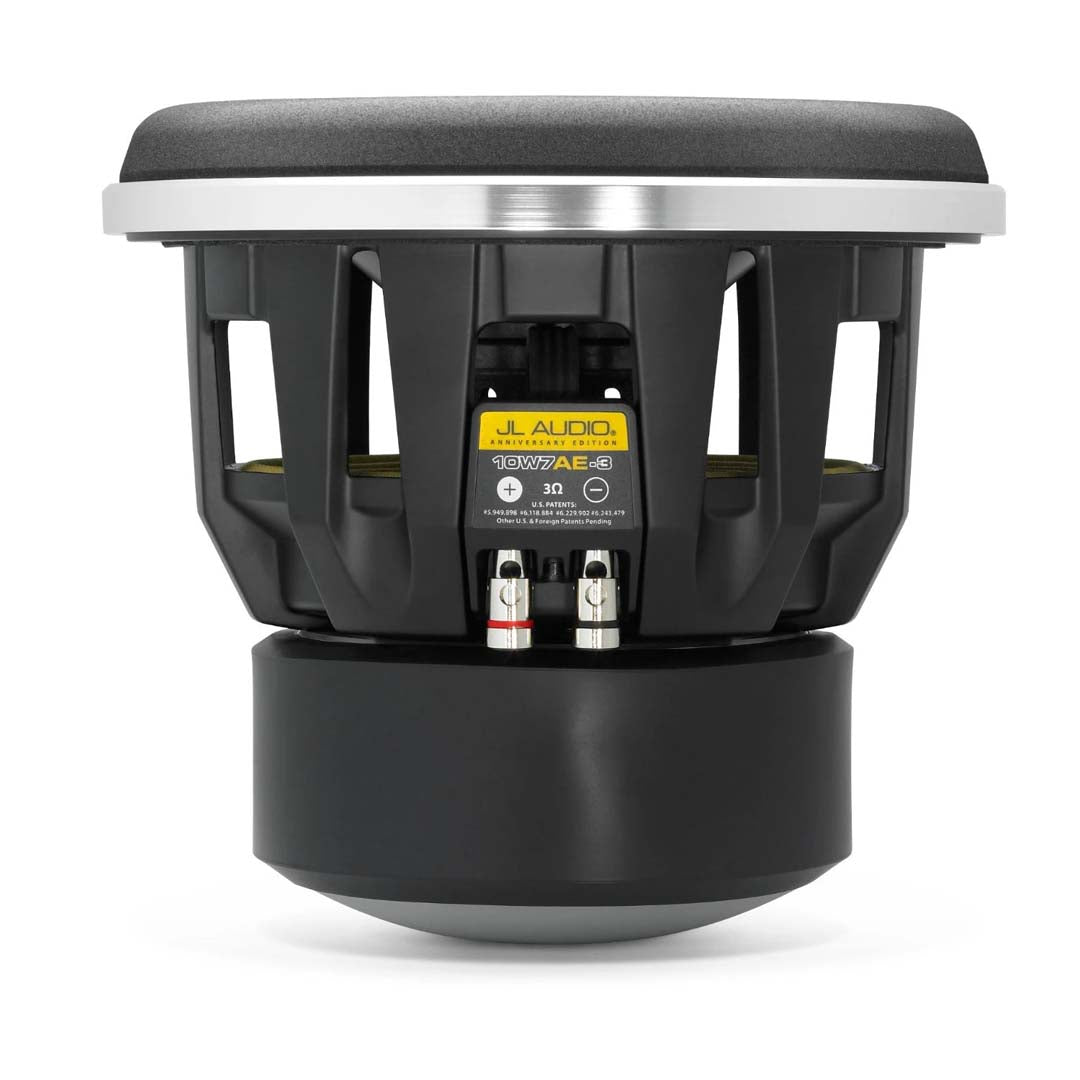 JL Audio 10W7AE-3 W7 Series 10-Inch 3 Ohm Car Subwoofer - 750W RMS Power for Deep Bass | Perfect for Car Audio Systems & Home Theater Setups