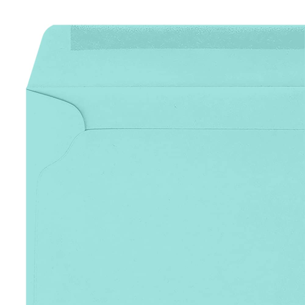 LUXPaper 9 x 12 Booklet Envelopes - Seafoam Blue | 80lb. Text Weight | Pack of 500 | Perfect for Wedding Invitations, Business Mailings & Greeting Cards