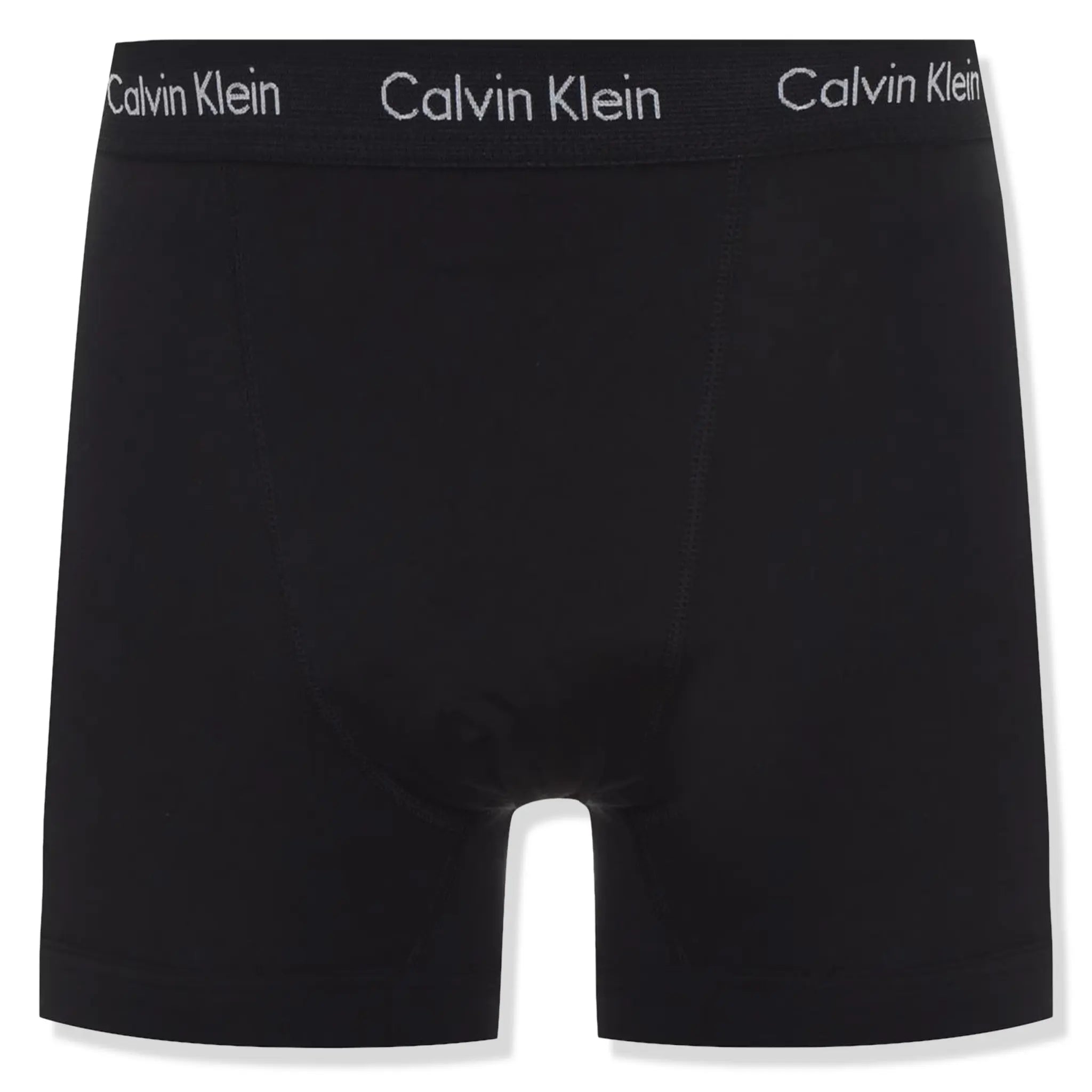 Calvin Klein Men's Cotton Stretch Boxer Briefs 3-Pack - Soft Black Underwear for Everyday Comfort & Lounge Wear