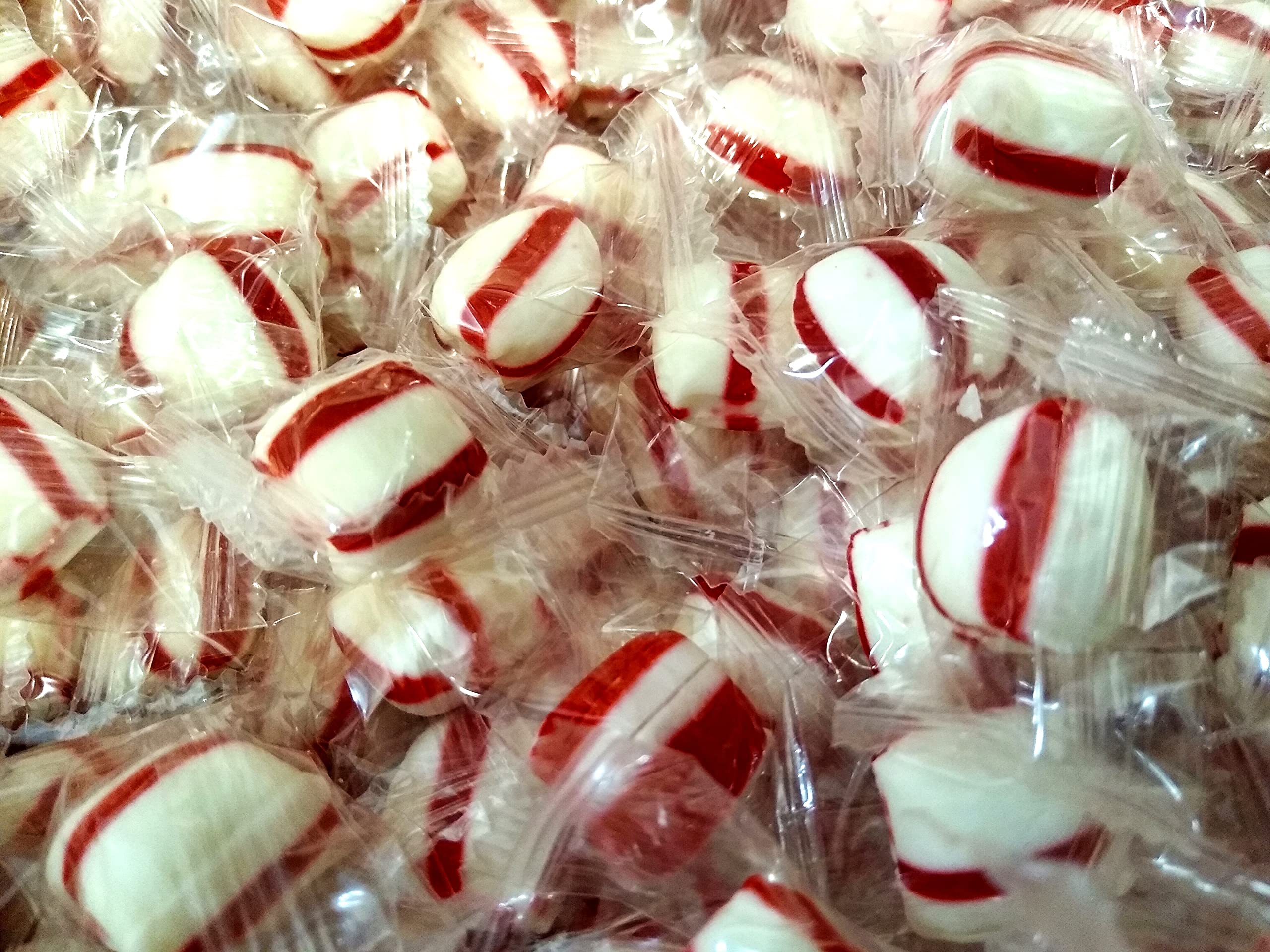 Bulk Peppermint Puffs - 2 lbs Individually Wrapped Soft Mint Candies for Fresh Breath | Perfect for Office, Parties & Gift Baskets