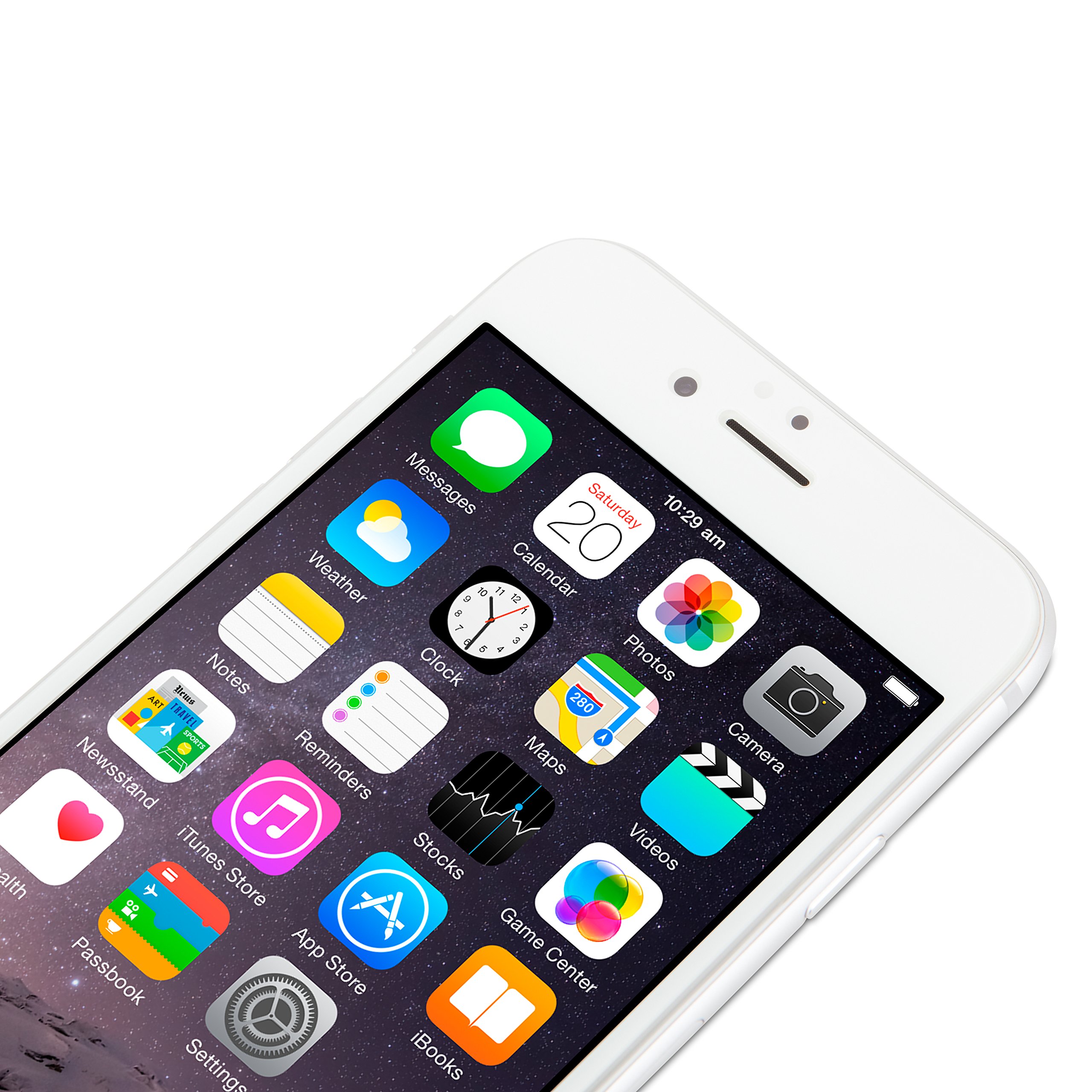 Moshi iVisor Glass for iPhone 6/6s - Edge to Edge Screen Protector - White for Daily Protection