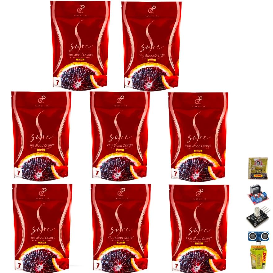 Beautygoodshop S-Sure Plus Blood Orange 7 Capsules - Korean Skin Moisturizing & Nourishing Supplement for Glowing Complexion | Anti-Aging & Hydration Boost | Perfect for Daily Skincare Routine & Travel