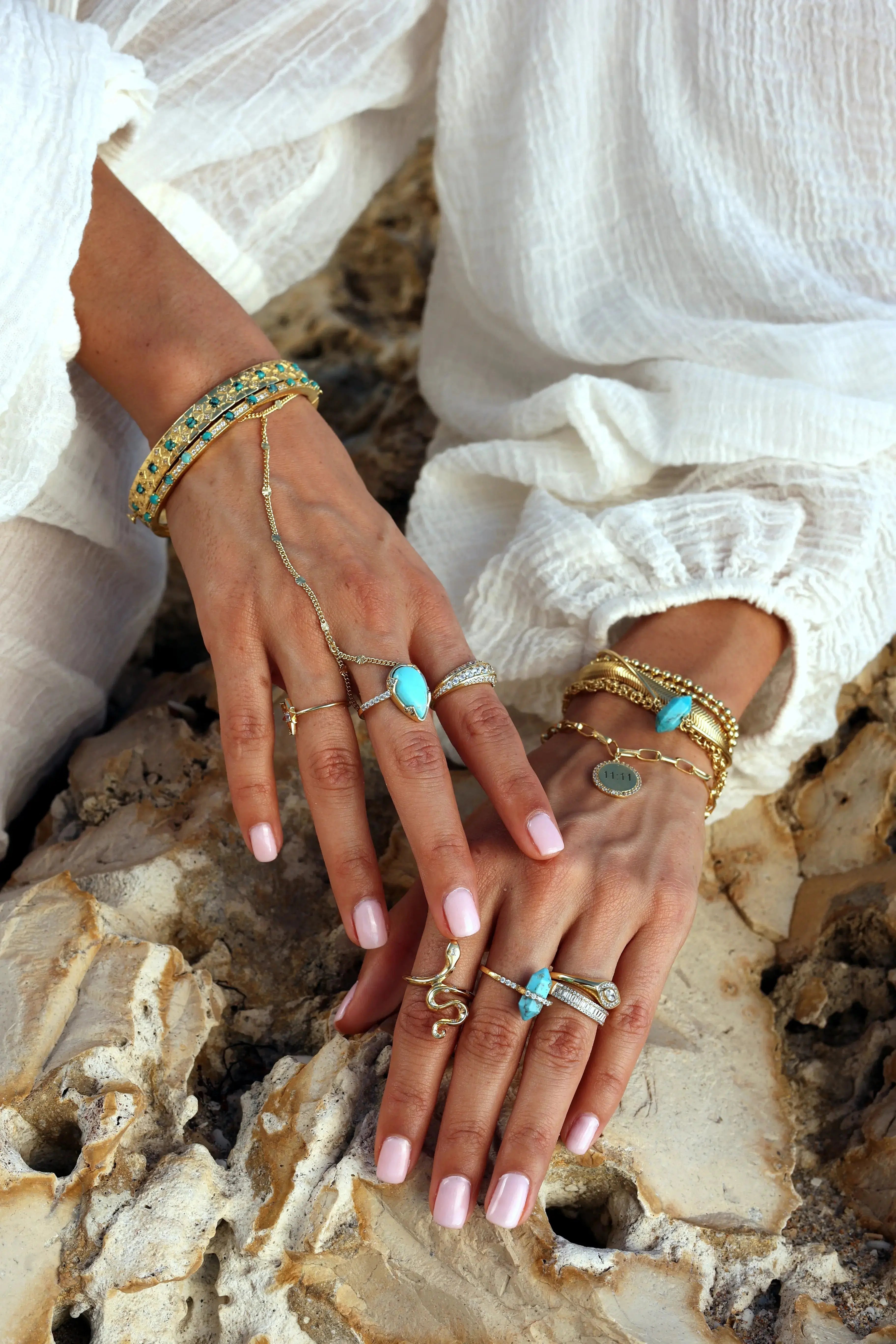 Turquoise Crystal CZ Diamond Ring for Women - Elegant Statement Jewelry for Weddings, Parties & Everyday Wear