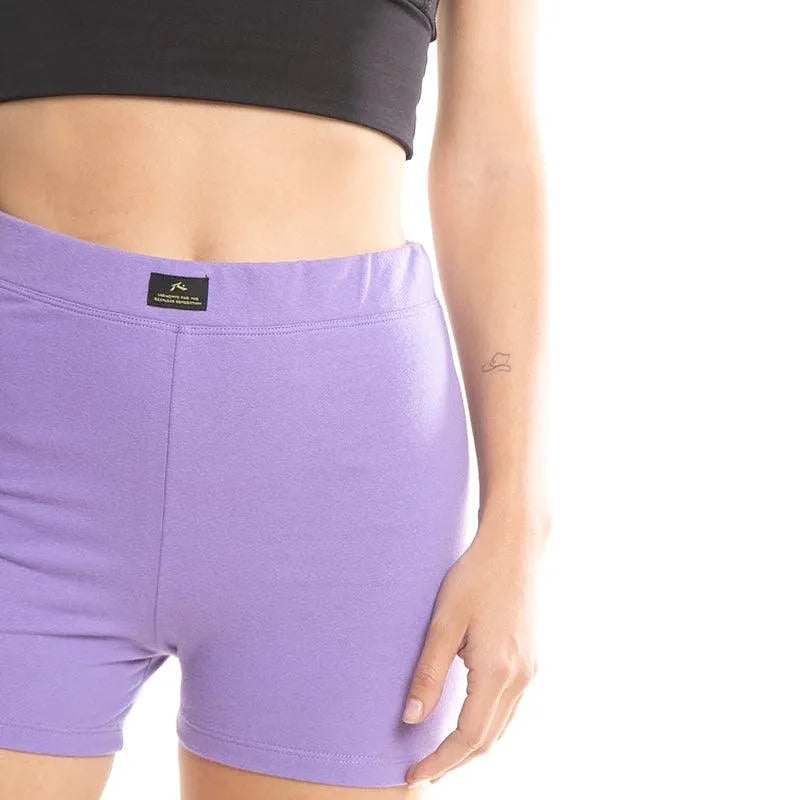 Rusty Rebel Shorts for Women - Stylish Violet Denim Shorts | Perfect for Casual Outings, Summer Fashion & Streetwear