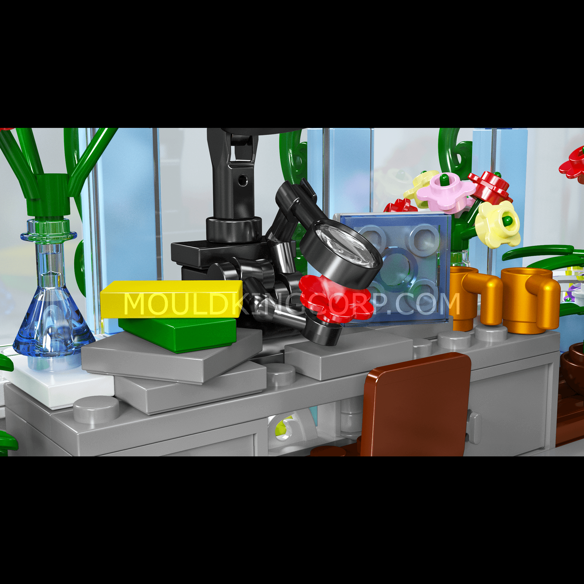 Mould King 16048 Botanical Garden Model Building Set - 1,289 Pieces DIY Flower & Plant Bricks for Adults & Kids - Perfect for Home Decor, Gift Ideas & Creative Play